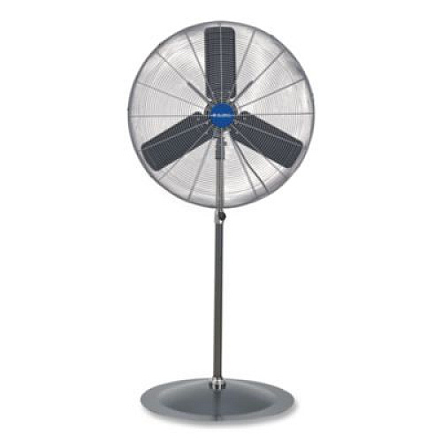 Global Industrial Oscillating Pedestal Fan, 30", 3 Speeds, Gray (585280)