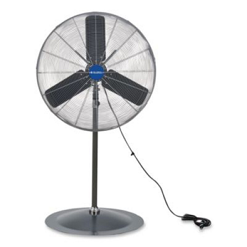Global Industrial Oscillating Pedestal Fan, 30", 3 Speeds, Gray (585280)