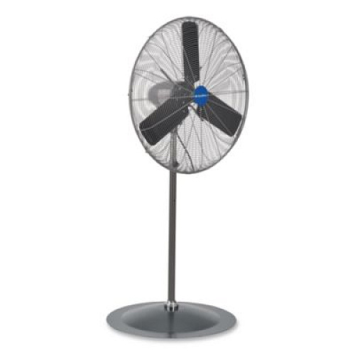 Global Industrial Oscillating Pedestal Fan, 30", 3 Speeds, Gray (585280)