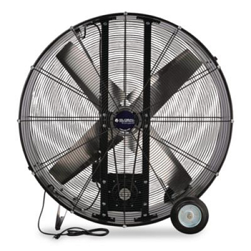 Global Industrial Portable Drum Blower Fan, 42", 2 Speeds, Black (600554)