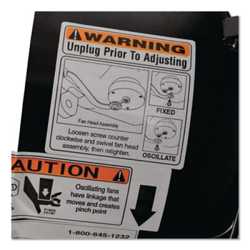Global Industrial 2 Speed Oscillating Outdoor Rated Wall Mount Fan, 30", Black (292451)