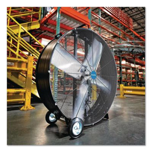 Global Industrial 48" Portable Drum Blower Fan, 2 Speeds, Black (600555)