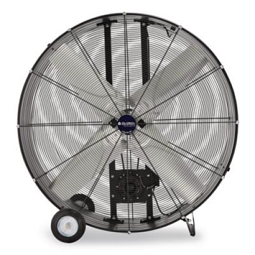 Global Industrial 48" Portable Drum Blower Fan, 2 Speeds, Black (600555)