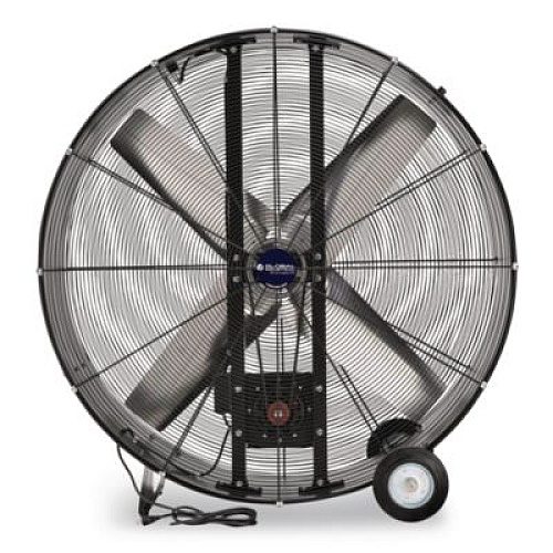 Global Industrial 48" Portable Drum Blower Fan, 2 Speeds, Black (600555)