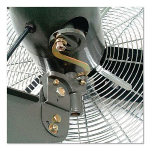 Global Industrial Oscillating Wall Mount Fan, 24", 3 Speeds, Black (607050)