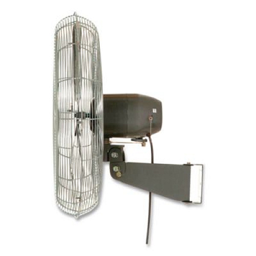 Global Industrial Oscillating Wall Mount Fan, 30", 3 Speeds, Black (607051)