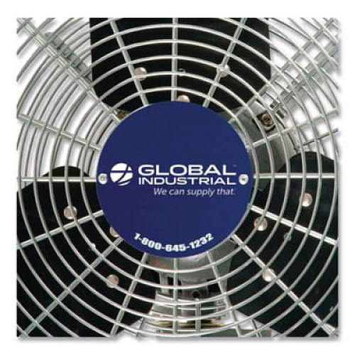 Global Industrial Oscillating Wall Mount Fan, 30", 3 Speeds, Black (607051)
