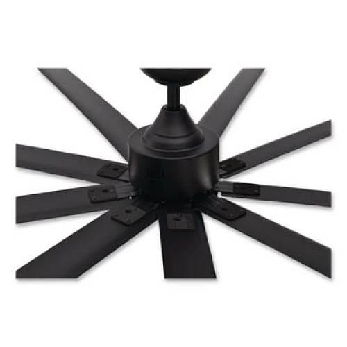 Global Industrial Industrial Ceiling Fan, 96", 6 Speeds, 10,500 CFM, Black (293048)