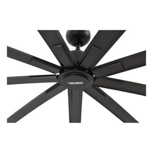 Global Industrial Industrial Ceiling Fan, 96", 6 Speeds, 10,500 CFM, Black (293048)