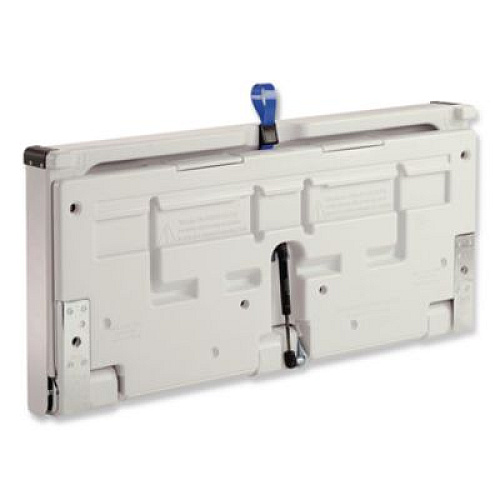 Global Industrial Stainless Steel Baby Changing Station, 34.6 x 17.37, Silver (641448)