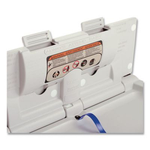 Global Industrial Stainless Steel Baby Changing Station, 34.6 x 17.37, Silver (641448)