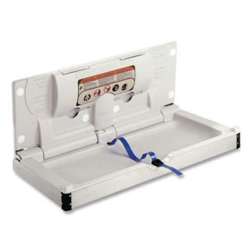 Global Industrial Stainless Steel Baby Changing Station, 34.6 x 17.37, Silver (641448)