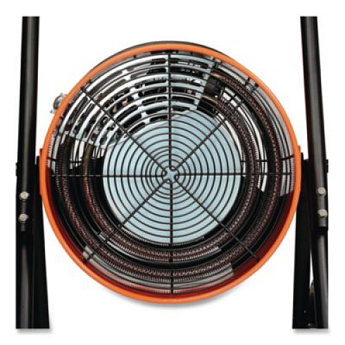 Global Industrial Portable Salamander Heater with Adjustable Thermostat, 10,000 W, 21.59 x 28 x 38.5, Orange (653558)