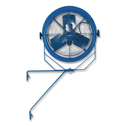 Global Industrial High Velocity Fan, Wall and Column Mount, 14", 1 Speed, Blue (293146)