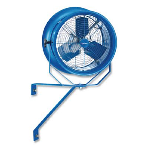 Global Industrial High Velocity Fan, Wall and Column Mount, 18", 1 Speed, Blue (293147)