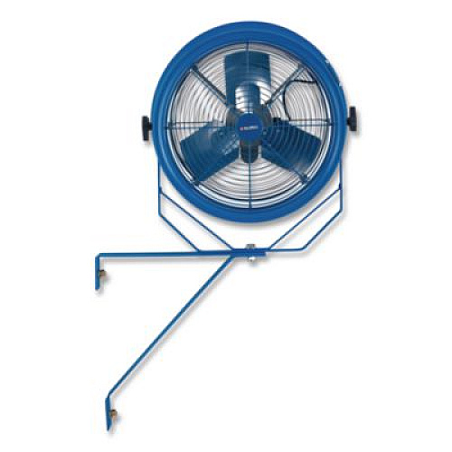 Global Industrial High Velocity Fan, Wall and Column Mount, 22", 1 Speed, Blue (293148)