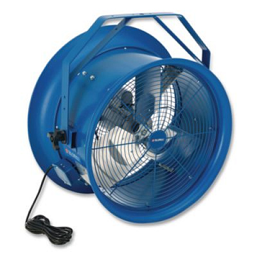 Global Industrial High Velocity Fan, Wall and Column Mount, 22", 1 Speed, Blue (293148)