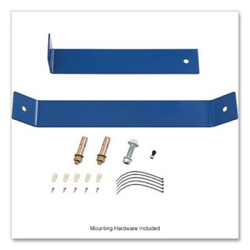 Global Industrial High Velocity Fan, Wall and Column Mount, 22", 1 Speed, Blue (293148)