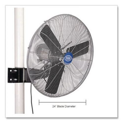 Global Industrial Oscillating Fan, Pole or Column Mount, 24", 4,050 CFM, 1/4 hp (293155)