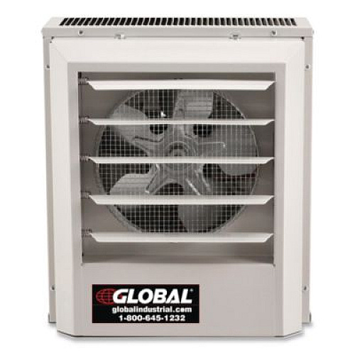 Global Industrial Unit Heater, Horizontal or Vertical Downflow, 5,000 W, 14.13 x 8.5 x 16, White (246725)