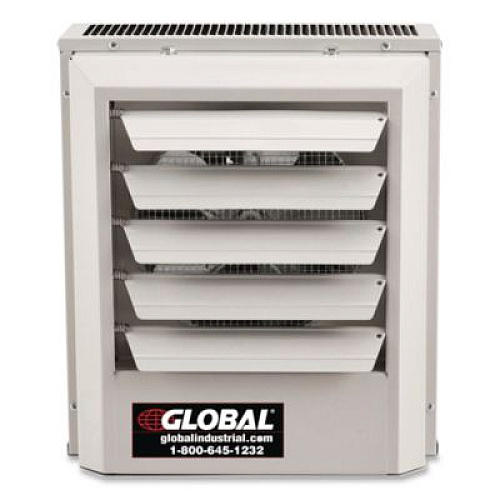 Global Industrial Unit Heater, Horizontal or Vertical Downflow, 5,000 W, 14.13 x 8.5 x 16, White (246725)