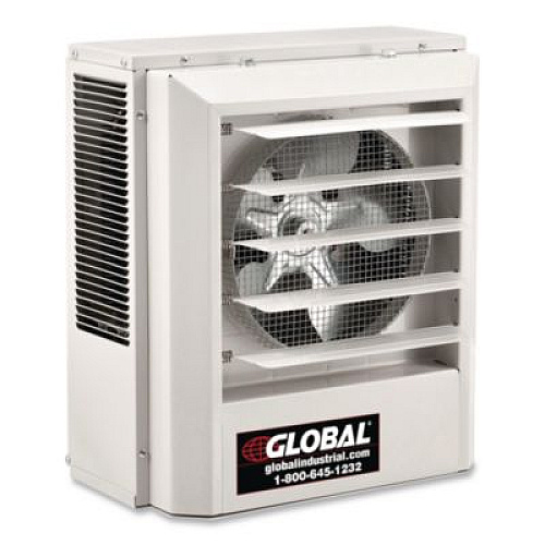Global Industrial Unit Heater, Horizontal or Vertical Downflow, 5,000 W, 14.13 x 8.5 x 16, White (246725)