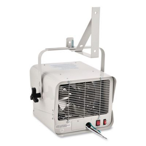 Global Industrial Unit Heater Horizontal Downflow with Remote, 7,500 W, 14.68 x 15 x 12.5, White (246726)