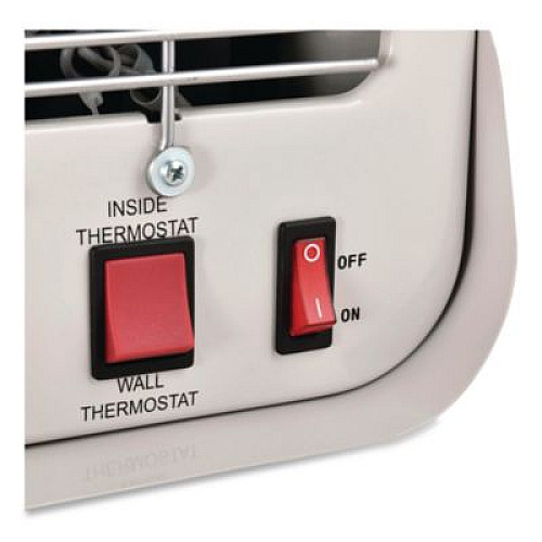 Global Industrial Unit Heater Horizontal Downflow with Remote, 7,500 W, 14.68 x 15 x 12.5, White (246726)