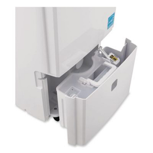 Global Industrial Portable Dehumidifier with Pump and Wi-Fi, 9.62 x 11.62 x 19.87, White (246733)