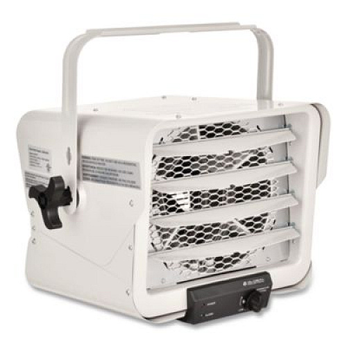 Global Industrial Portable Heater with Built-In Thermostat, 5,000 W, 14.12 x 17.5 x 19.62, White (246737)