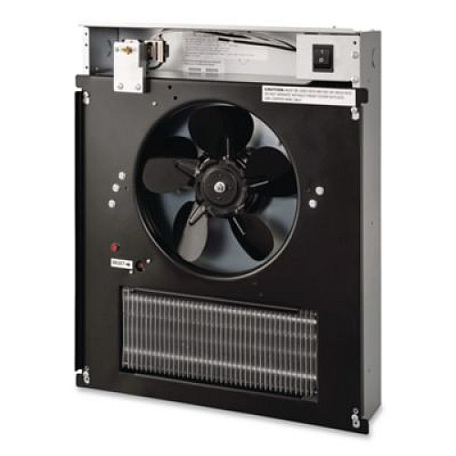 Global Industrial Fan Forced Wall Heater with Enclosed Motor, 4,000 W, 15.75 x 5 x 19.25, White (246743)