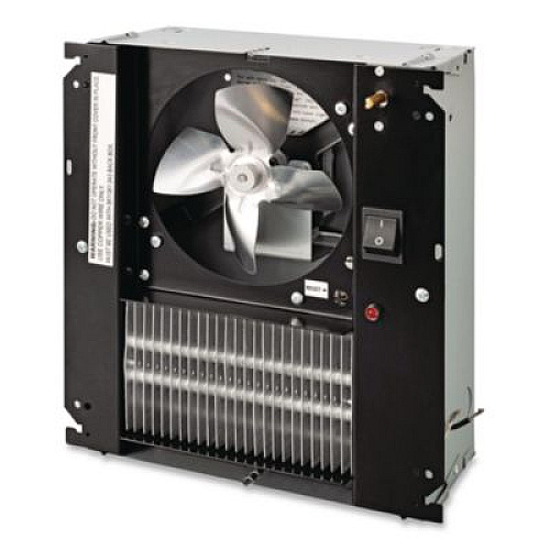 Global Industrial Fan Forced Wall Heater, Shaded Pole Motor, 1,500 W, 10.63 x 4.75 x 12.25, White (246744)