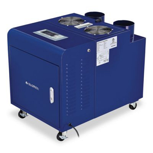 Global Industrial Ultrasonic Humidifier, Cool Mist with Dual Output, 53 pt Tank Capacity, 18.25 x 24.75 x 22.25, Blue (246138)