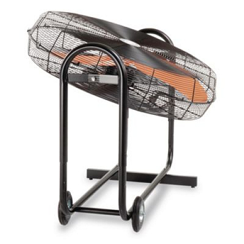 Global Industrial Portable Tilt Blower Drum Fan, 36", 2 Speeds, Black/Orange (258320)