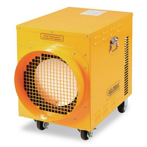 Global Industrial Portable Electric Heater, 15,000 W, 16.62 x 24.5 x 23, Yellow (246552)