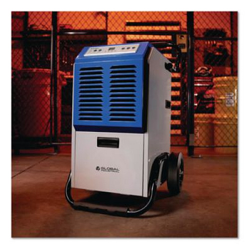 Global Industrial Commercial Dehumidifier with Humidistat, 70 pt Tank Capacity, 17 x 20.31 x 32.5, Gray (246687)