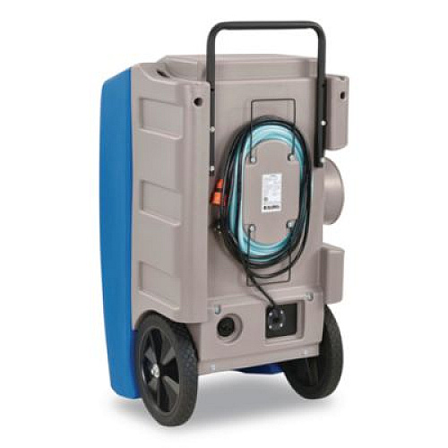 Global Industrial Low Grain Refrigerant Dehumidifier with Pump, 130 pt Tank Capacity, 22.43 x 20.81 x 37.81, Blue (246704)