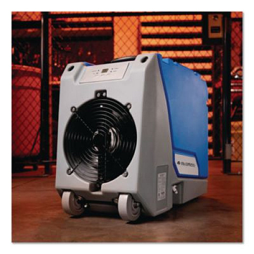 Global Industrial Crawl Space Commercial Dehumidifier With Pump, 90 pt Tank Capacity, 13.31 x 34 x 25, Blue (246707)