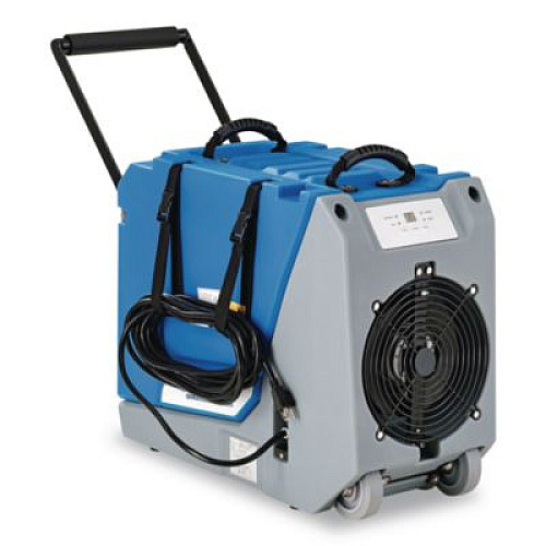 Global Industrial Crawl Space Commercial Dehumidifier With Pump, 90 pt Tank Capacity, 13.31 x 34 x 25, Blue (246707)