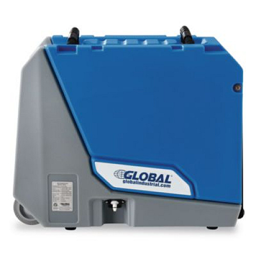 Global Industrial Crawl Space Commercial Dehumidifier With Pump, 90 pt Tank Capacity, 13.31 x 34 x 25, Blue (246707)
