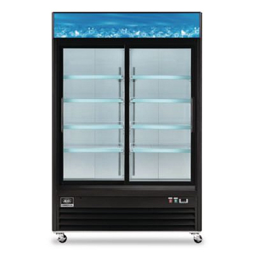 Global Industrial Nexel Merchandiser Refrigerator, 45 cu ft, Black (243006)