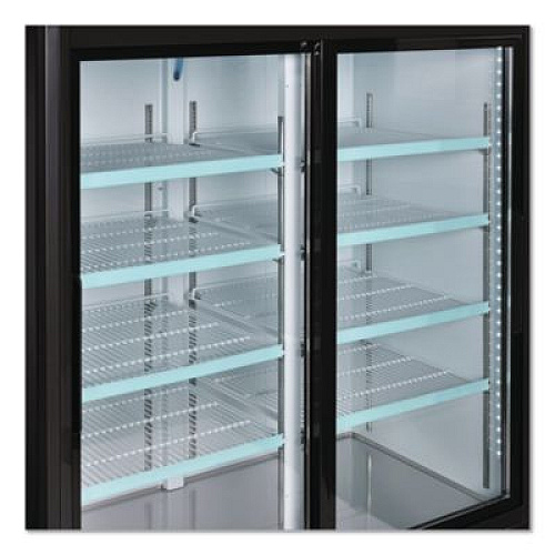 Global Industrial Nexel Merchandiser Refrigerator, 45 cu ft, Black (243006)