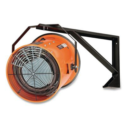 Global Industrial Electric Salamander Heater with Adjustable Thermostat 480 V, 30,000 W, 23.03 x 7.12 x 24.68, Orange (246068)
