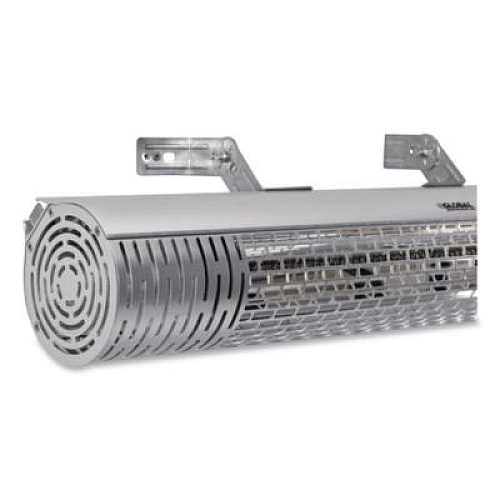 Global Industrial Infrared Patio Heater with Remote Control, 1,500 W. 30.75 x 5 x 5.38, Silver (246720)
