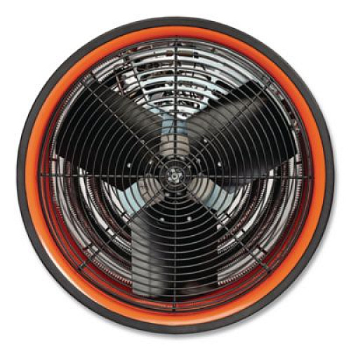 Global Industrial Electric Salamander Heater with Adjustable Thermostat 480 V, 30,000 W, 23.03 x 7.12 x 24.68, Orange (246068)
