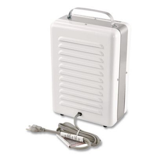 Global Industrial Portable Milkhouse Style Electric Heater, 1,500 W, 8 x 10.25 x 15.75, White (246098)