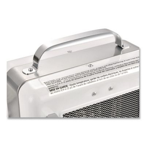 Global Industrial Portable Milkhouse Style Electric Heater, 1,500 W, 8 x 10.25 x 15.75, White (246098)