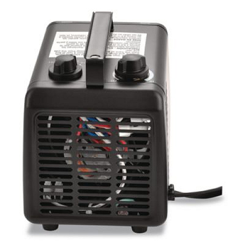 Global Industrial Portable Heater, 1,500 W, 5.31 x 7.12 x 4.93, Black (246099)