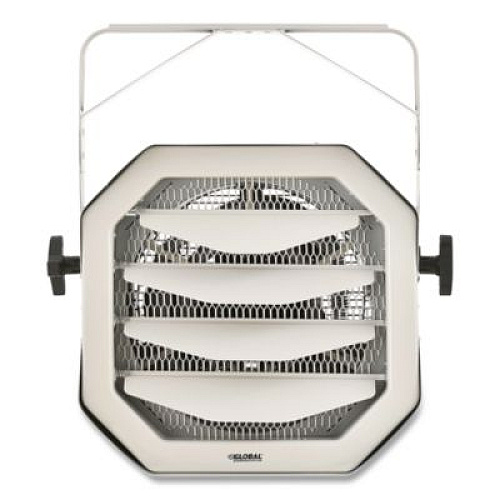 Global Industrial Unit Heater, Horizontal Downflow, 10,000 W, 18.13 x 16.75 x 16.06, White (246102)