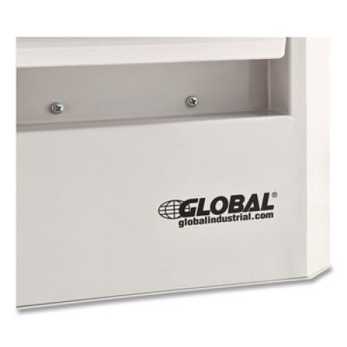 Global Industrial Unit Heater, Horizontal or Vertical Downflow, 10,000 W, 18.12 x 16.75 x 16.06, White (246103)